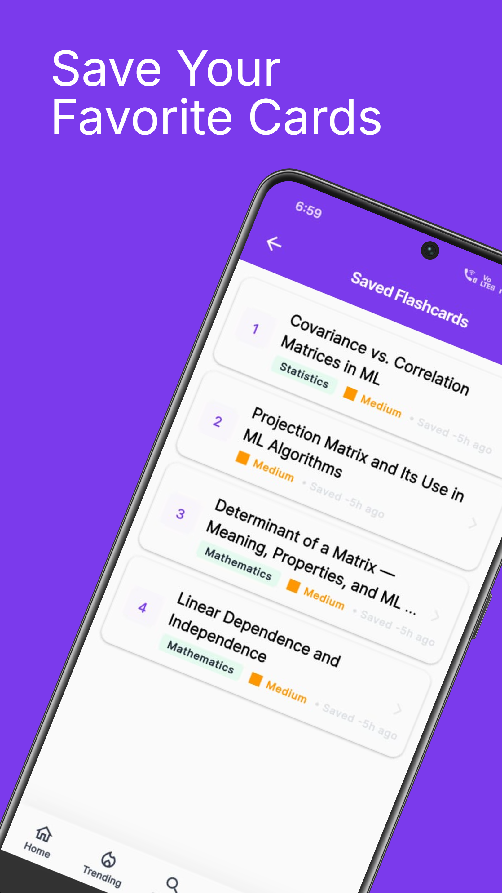 Save your favorite cards